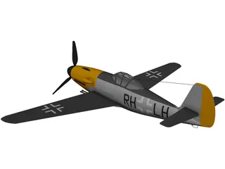 Messerschmitt ME 309 3D Model