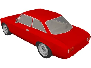 Alfa Romeo Julia GTA 3D Model