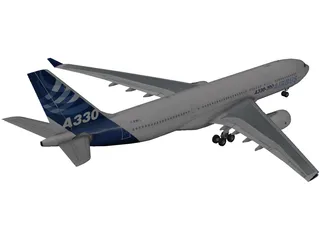 Airbus A330-200 3D Model