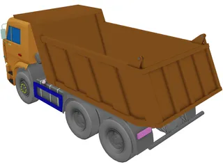 Kamaz 6520 3D Model