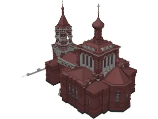 Church Russian 3D Model