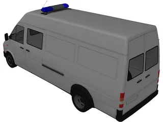 Ambulance 3D Model