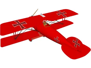 Albatros D.V 3D Model