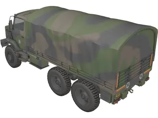 Renault GBC 180 Army Truck 3D Model