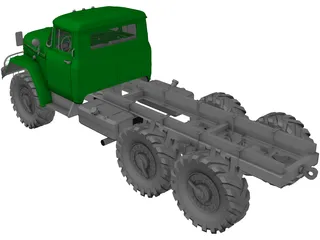 ZIL 131 3D Model