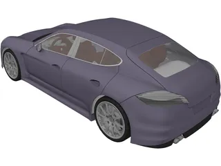 Porsche Panamera (2010) 3D Model