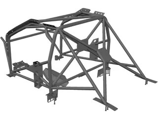 Car Roll Bar 3D Model