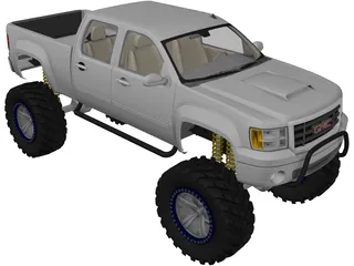 GMC Sierra [Lifted] 3D Model