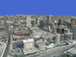 St. Louis City 3D Model