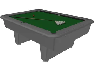 Pool Table 3D Model