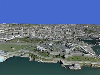 Plymouth City (UK) 3D Model