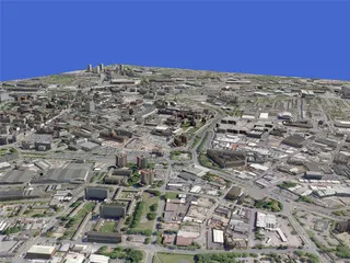 Wolverhampton City (UK) 3D Model