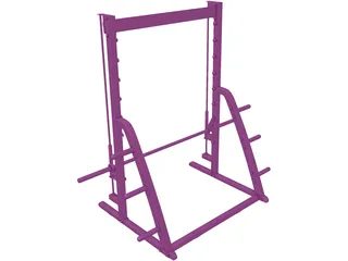 Simulator Rack 3D Model