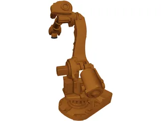 Robot 6 Axis 3D Model