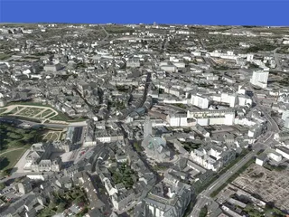 Vannes City (France) 3D Model