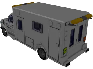 Ford Ambulance 3D Model