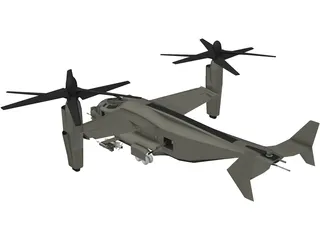 Bell-Boeing V-22 Osprey 3D Model