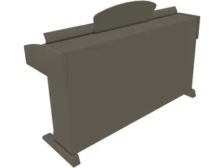 Piano Yamaha 3D Model