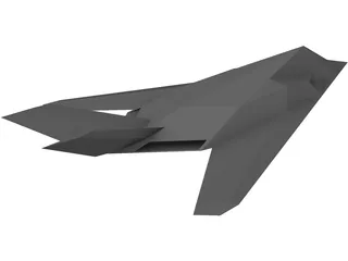 F-117 3D Model