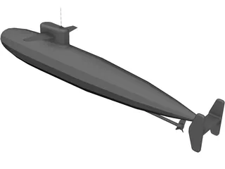 Submarine 3D Model