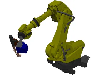 Fanuc R-2000 Robot Arm 3D Model