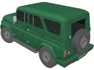 UAZ Hunter 3D Model
