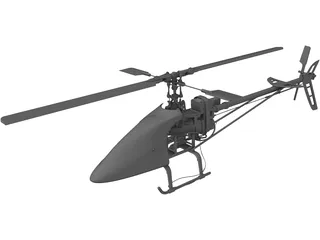 RC Helicopter 3D Model