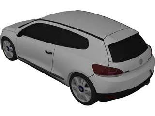 Volkswagen Scirocco (2008) 3D Model