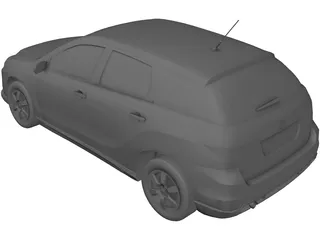 Toyota Matrix 3D Model