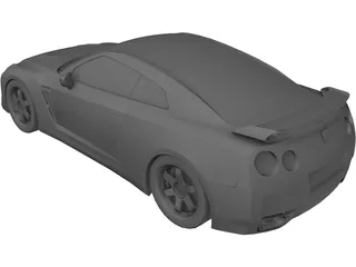 Nissan GT-R Spec-V 3D Model