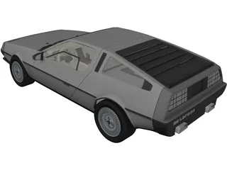 DMC DeLorean (1980) 3D Model