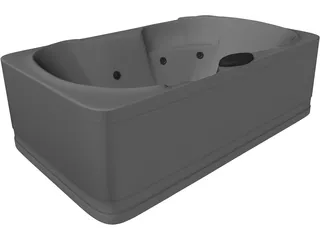 Jacuzzi Bathtub 3D Model