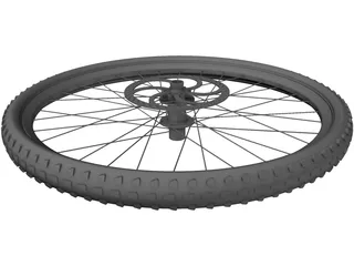 Wheel MTB Front 3D Model