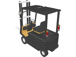 Forklift 3D Model