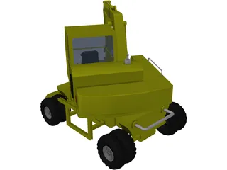 Backhoe 3D Model