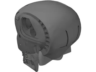 Terminator Head 3D Model