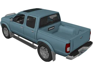 Nissan Navara D22 Turbo Pickup 3D Model