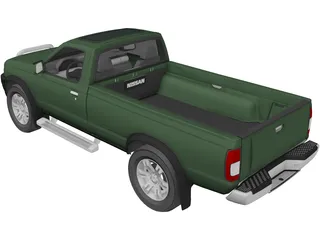 Nissan Navara D22 DX 4X4 3D Model