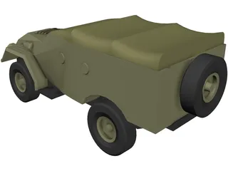 BTR 40 3D Model