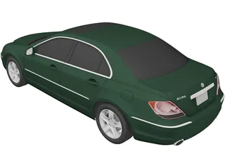 Acura RL (2005) 3D Model