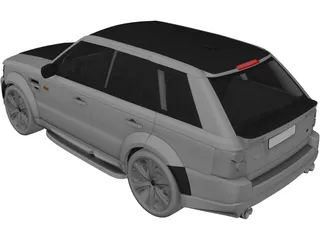 Range Rover Sport Kahn Tuning (2010) 3D Model