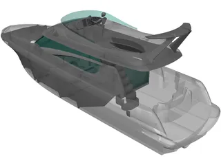 Janneau Motorboat P46 3D Model