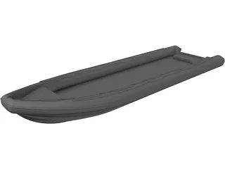 Rib Boat 10 Meter 3D Model