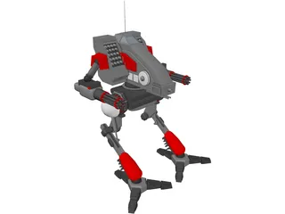 Vulture Mech 3D Model