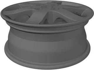 Car Wheel 3D Model