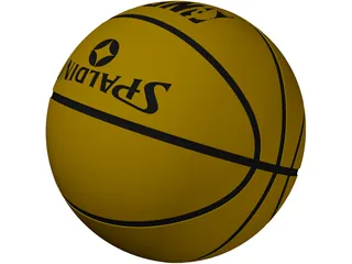 Spalding Basketball 3D Model