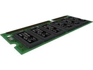 DIMM 3D Model