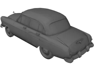 Gaz-21 Volga (1958) 3D Model