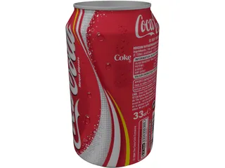 Coca Cola Coke Can 3D Model