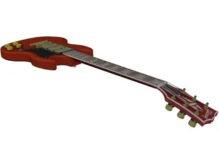 Gibson SG Custom Guitar 3D Model